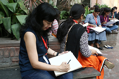 Live outdoor Sketching classes for BFA Entrance